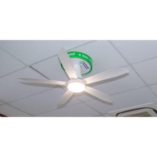Quạt trần Gcool Copter 05 Plus RL VN011402516 Trắng 5 anh thuc te quat tran gcool copter 05 plus rl vn011402516 trang