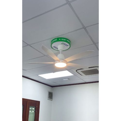 Quạt trần Gcool Copter 05 RL VN011402508 Trắng 5 anh thuc te quat tran gcool copter 05 rl vn011402508 trang