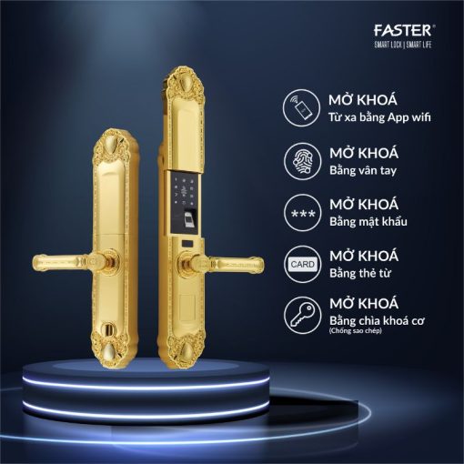 Khóa thông minh Faster FS039-1-24K - Ảnh 4