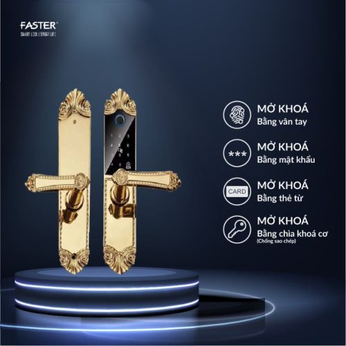Khóa thông minh Faster FS119-24K APP 9 anh khoa thong minh faster fs119 24k app