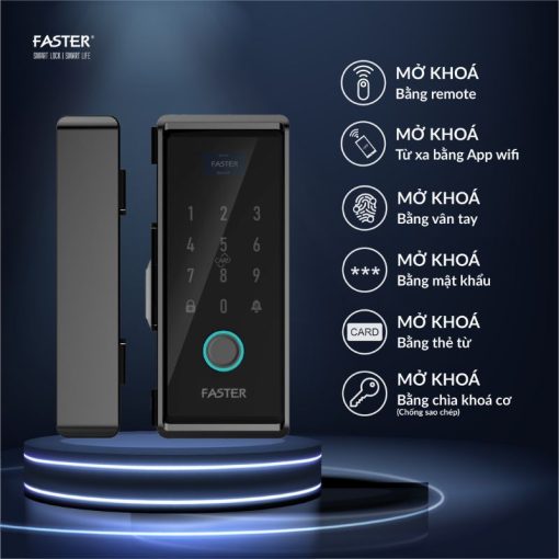 Khóa thông minh Faster FSM01 - Ảnh 2