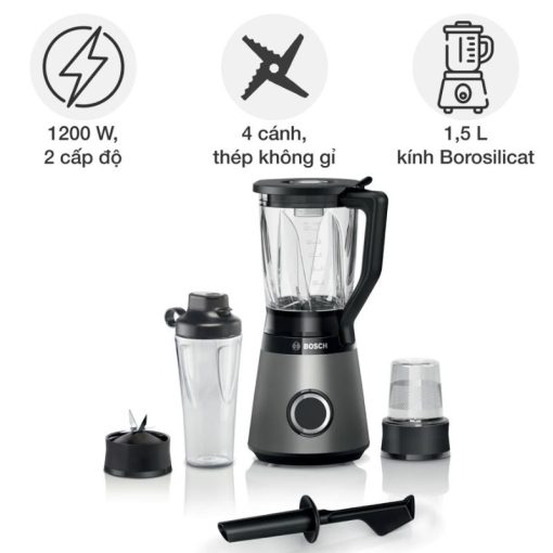 Máy xay sinh tố Bosch MMB6177S - Ảnh 2