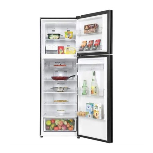 Tủ lạnh 2 cánh ngăn đá trên Inverter 347 lít Aqua AQR-T390FA(WGM) 6 anh tu lanh 2 canh ngan da tren inverter 347 lit aqua aqr t390fa wgm