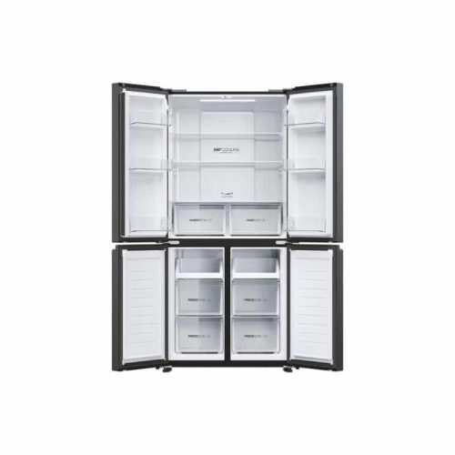 Tủ lạnh 4 cánh Multi Doors Inverter 469 lít Aqua AQR-M532XA(CBC) 9 canh tu lanh aqua aqr m532xacbc