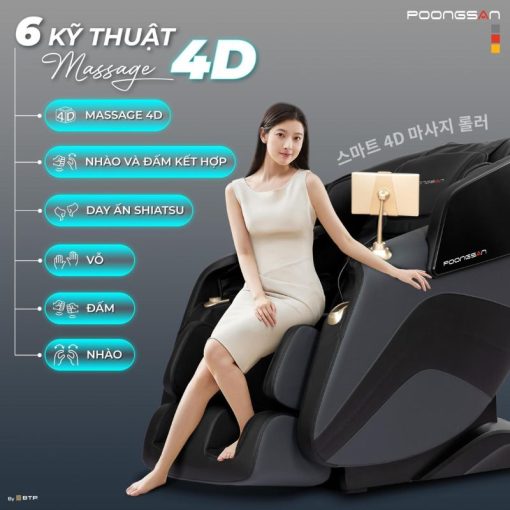 Ghế massage Poongsan MCP-152 - Ảnh 3