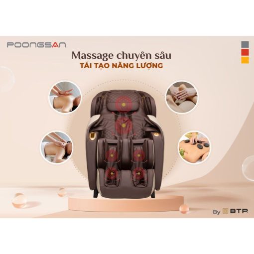 Ghế massage Poongsan MCP-303 - Ảnh 3