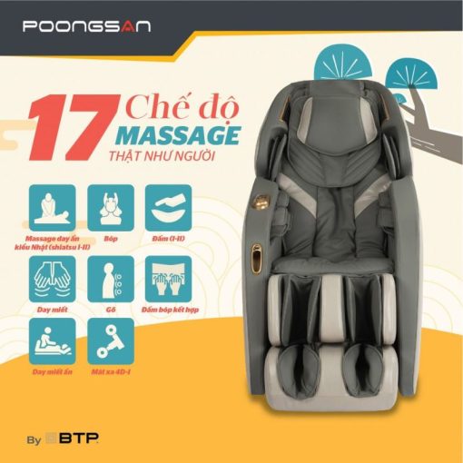 Ghế massage Poongsan MCP-804 - Ảnh 3