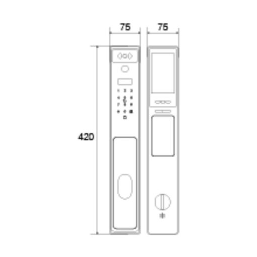 Khóa thông minh Faster FS029-24K - Ảnh 4