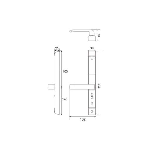 Khóa thông minh Faster FS6600 BL - Ảnh 4