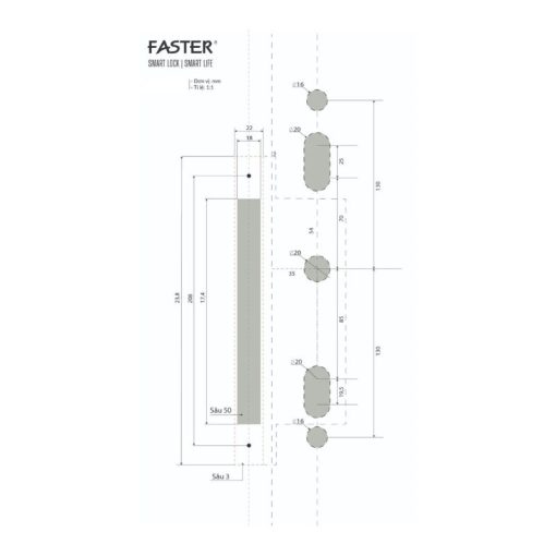 Khóa thông minh Faster FS6800APP Grey - Ảnh 4