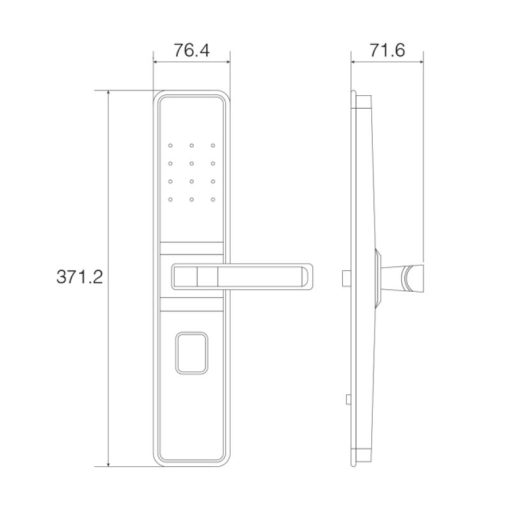 Khóa thông minh Faster FS800-BR - Ảnh 4