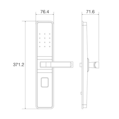 kich thuoc khoa thong minh faster fs800s app bl