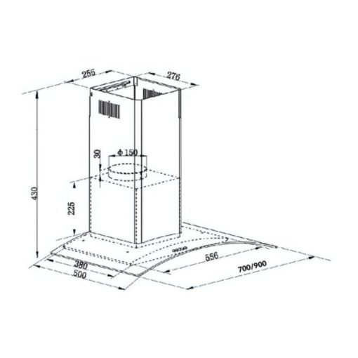 Máy hút mùi kính cong GrandX GX H90C62 - Ảnh 2