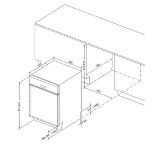 Máy rửa bát GrandX SMS8GX89G 5 kich thuoc may rua bat grandx sms8gx89g