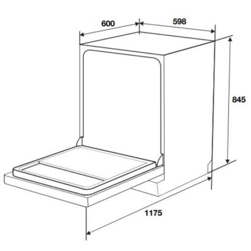 Máy rửa chén Hafele HDW-F6072B 535.29.700 - Ảnh 4