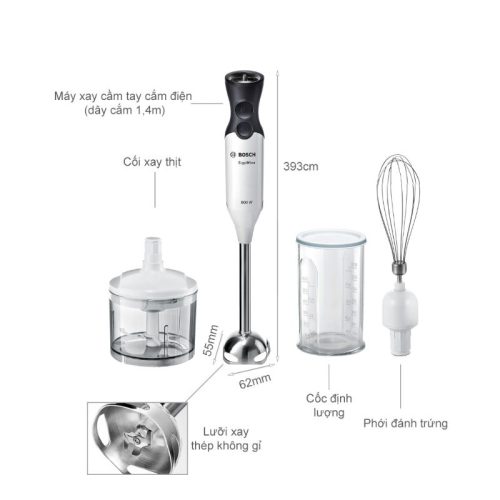 Máy xay cầm tay Bosch MS6CA4150G 7 kich thuoc may xay cam tay bosch ms6ca4150g