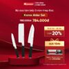 Khuyến mại bộ dao làm bếp 3 món Konox Alder Set