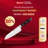 Dao đa năng thép Đức Konox Emmitt Series 7″ Santoku
