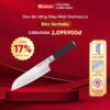 Khuyến mại dao đa năng thép Nhật Konox Damascus Eiko Series 7″ Santoku