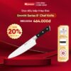 Khuyến mại dao đầu bếp thép Đức Konox Emmitt Series 8″ Chef Knife