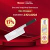 Khuyến mại dao thái thép Nhật Konox Damascus Eiko Series 7″ Chopper