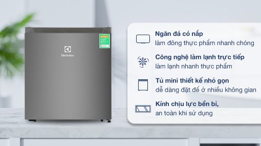Tủ lạnh mini Electrolux 45 lít EUM0500AD-VN - Ảnh 6