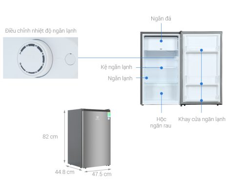 Tủ lạnh Electrolux 94 Lít EUM0930AD-VN 9 EUM0930AD VN 3