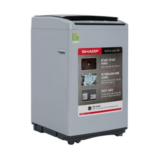 Máy giặt Sharp 7.5kg ES-Y75HV-S cửa trên - Ảnh 2
