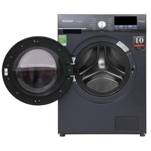 Máy giặt Sharp Inverter 9 kg ES-FM90CB-SB 6 anh may giat sharp inverter 9 kg es fm90cb sb