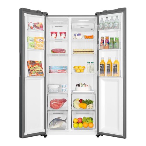 Tủ Lạnh 2 cánh side by side Inverter 490 Lít Aqua AQR-S552XA(CBC) 6 anh tu lanh 2 canh side by side inverter 490 lit aqua aqr s552xacbc