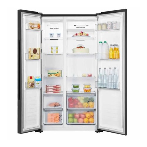 Tủ Lạnh 2 cánh side by side Inverter 519 Lít Hisense HS56WBG 6 anh tu lanh 2 canh side by side inverter 519 lit hisense hs56wbg