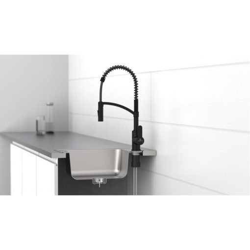 Vòi rửa bát Wasserwerk WK 3 Black with spiral spring 700556 màu đen - Ảnh 3