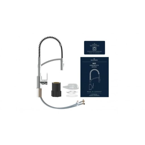 Vòi rửa bát Wasserwerk WK 3 chrome with spiral spring 700550 - Ảnh 3