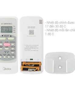dieu khien dieu hoa 1 chieu midea msafii 10crn8