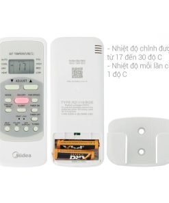 dieu khien dieu hoa 1 chieu midea msafii 18crn8