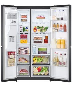 hinh anh tu lanh 2 canh side by side inverter 635 lit lg gr d257wb