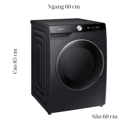 Máy Giặt Samsung AI EcoBubble Inverter 12 kg WW12CGP44DSBSV cửa trước - Ảnh 4