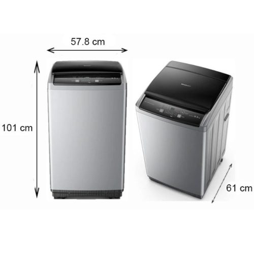 Máy giặt Sharp 8.5kg ES-Y85HV-S cửa trên 7 kich thuoc may giat sharp 8.5kg es y85hv s cua tren