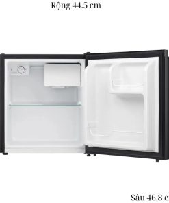kich thuoc tu lanh 1 canh mini 45 lit hisense hr05db