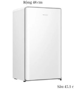 kich thuoc tu lanh 1 canh mini 82 lit hisense hr08dw