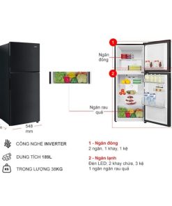 kich thuoc tu lanh 2 canh inverter 189 lit aqua aqr t220fa fb