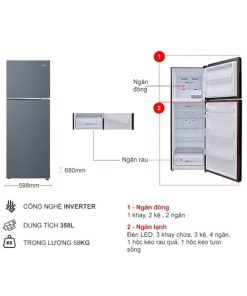 kich thuoc tu lanh 2 canh inverter 358 lit aqua aqr t410fasl