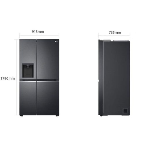 Tủ Lạnh 2 cánh side by side Inverter 635 Lít LG GR-D257WB - Ảnh 4