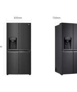 kich thuoc tu lanh 4 canh multi door inverter 494 lit lg gr d22mbi