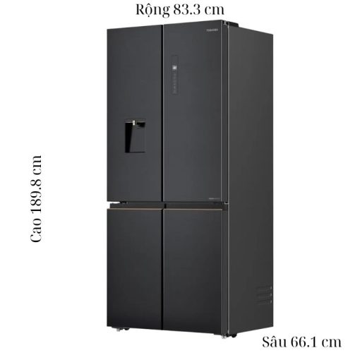 Tủ Lạnh 4 cánh Multi Doors Inverter 515 Lít Toshiba GR-RF675WI-PMV(06)-MG - Ảnh 3