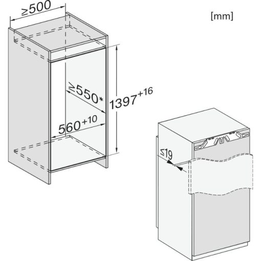 Tủ mát Miele K 7444 D 206L - Ảnh 2