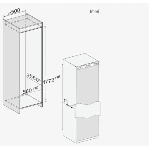 Tủ mát Miele K 7743 E - 294L - Ảnh 3
