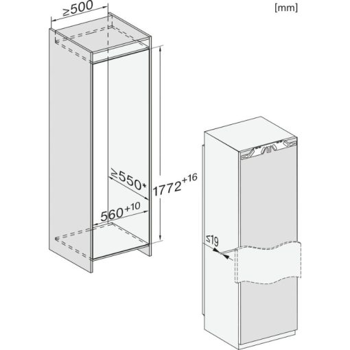 Tủ mát Miele K 7773 D - 296L - Ảnh 3