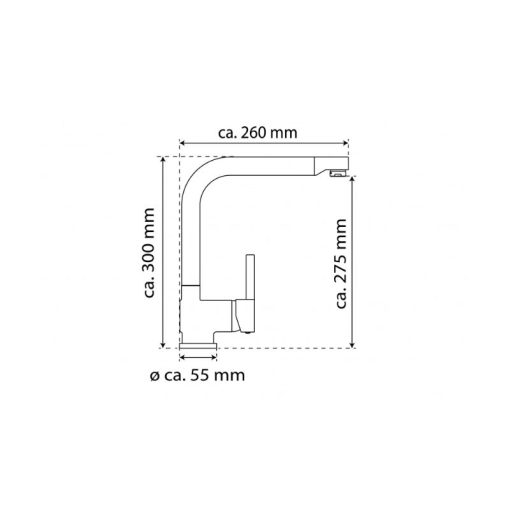 Vòi rửa bát Wasserwerk WK 4 Black 700406 màu đen - Ảnh 2