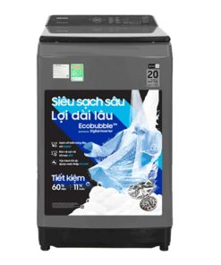 Máy Giặt Samsung Ecobubble Inverter 17 kg WA17CG6442BDSV cửa trên